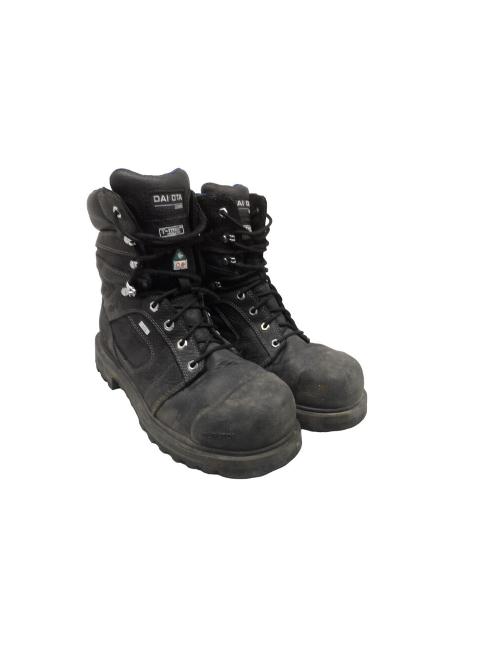DAKOTA Men's 8” 557 STCP HD3 Vibram Work Boots Black Size 11M